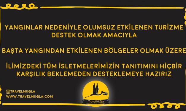 Travelmugla Turizme Destek Kampanyası