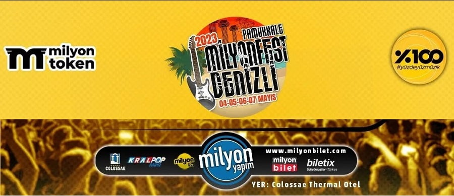 Milyonfest Denizli Pamukkale 2023